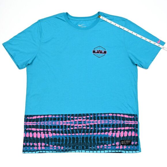 Nike Lebron James Retro South‎ Beach Championship Graphic T-Shirt Dri Fit XL - Picture 4 of 11